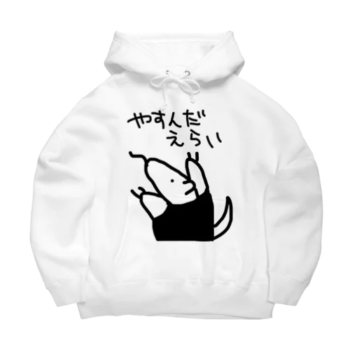 やすんだえらい【ミナミコアリクイ】 Big Hoodie