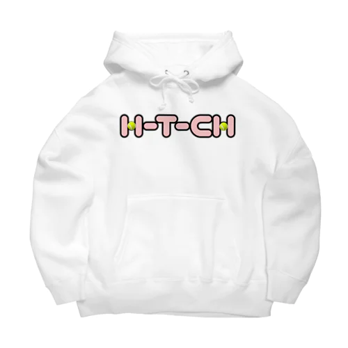 H-T-CH-ピンク Big Hoodie