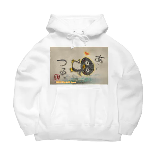 つるっとペンギン　Slippery penguin Big Hoodie