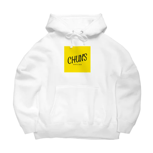 CHUN'S 黄色ロゴ ビッグシルエットパーカー