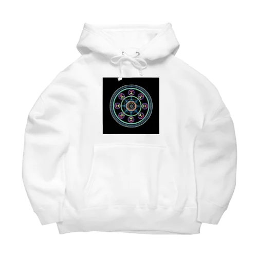 Mandala#1(四角) Big Hoodie