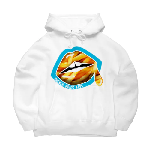 FRENCH FRIES KISS - BLUE Big Hoodie