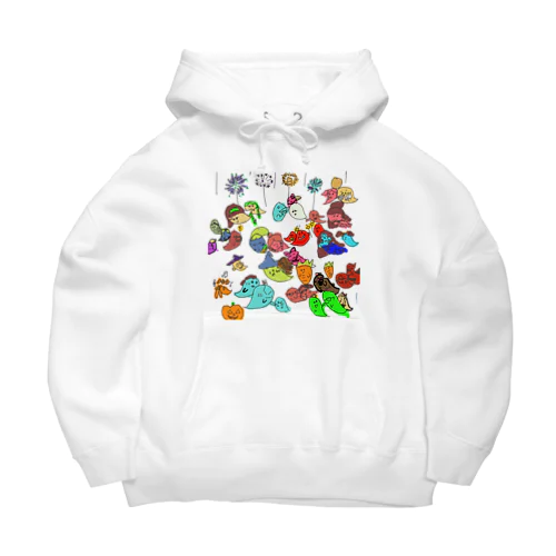 なつまつりはなびをあげよう。 Big Hoodie
