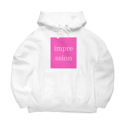 impression　ビッグシルエットパーカー Big Hoodie