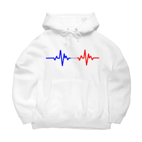 心電図 Big Hoodie