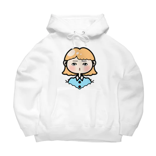 上目遣いちゃん Big Hoodie