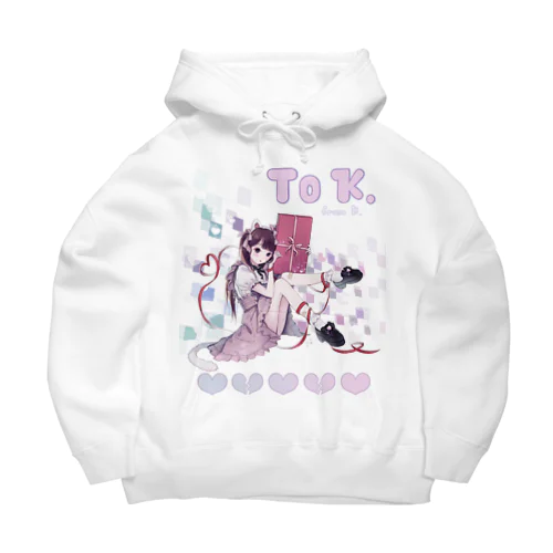 To K. サイバーネコ Big Hoodie