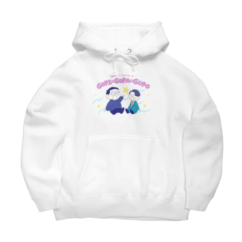 春とヒコーキのグピ☆グパ☆グポ_ビッグシルエットパーカー Big Hoodie