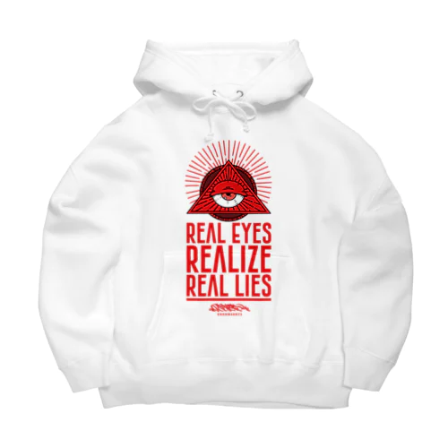 REAL EYES REALIZE REAL LIES (RED ver.) Big Hoodie