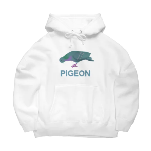 ただの鳩 Big Hoodie