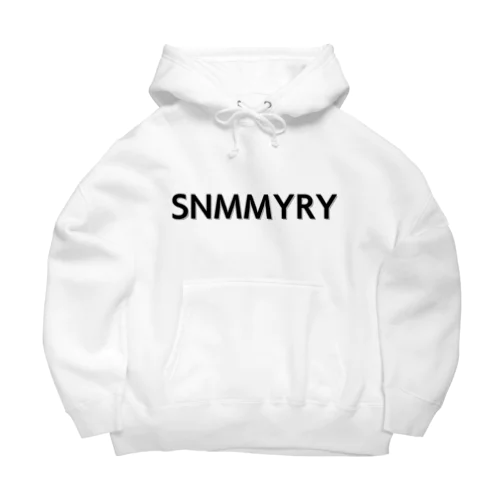 SNMMYRYボックスロゴ　パターンA Big Hoodie