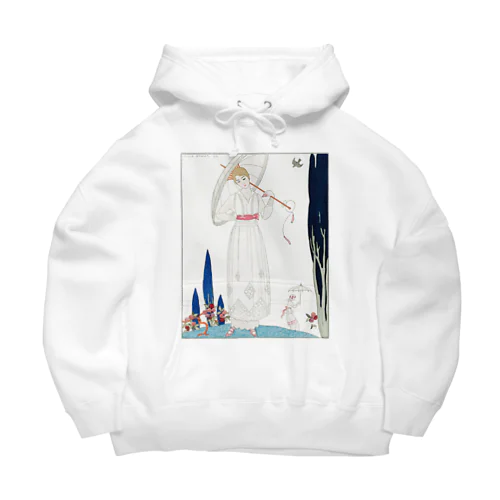 ジョルジュ・バルビエ “Le cyprès et la rose—Robe d’été de Dœuillet” Big Hoodie