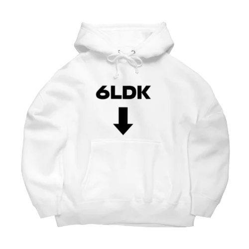 腹筋6LDK Big Hoodie