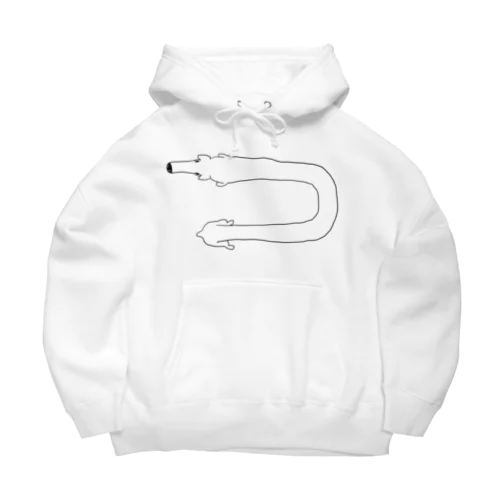 ミニチュアダックスフンド　いっっっぬシリーズ Big Hoodie