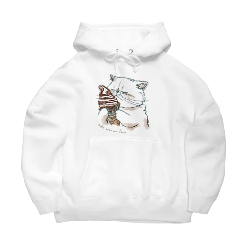 ソフトクリームラブ Big Hoodie