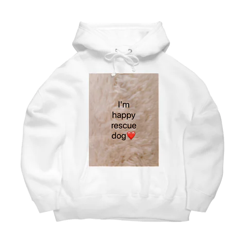 ❤️幸せな保護犬と飼い主さんの為のグッズ❤️ Big Hoodie