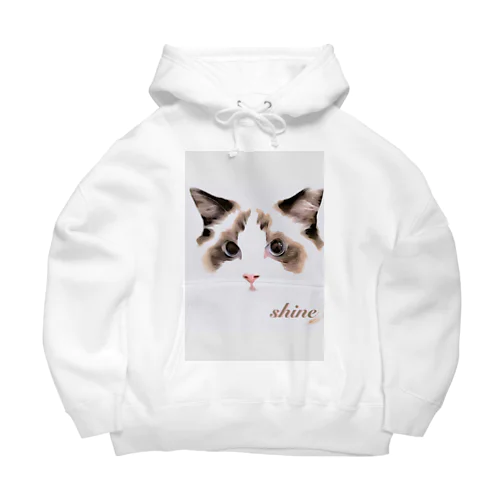 I love cat メンクイーン Big Hoodie