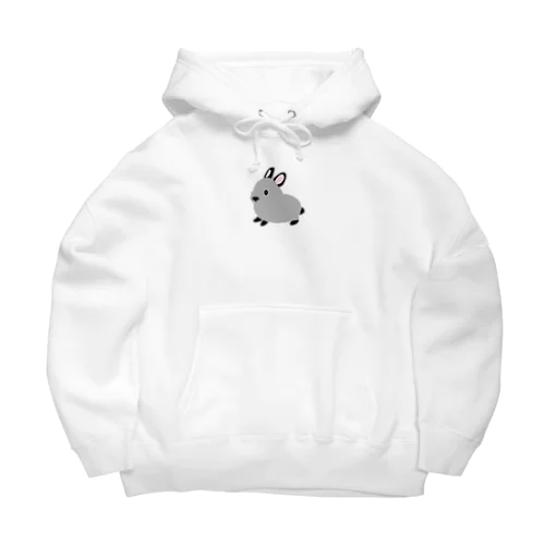 うさぎ　サイアミーズスモークパール Big Hoodie