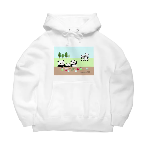 おでかけパンダ家族(続編1) Big Hoodie