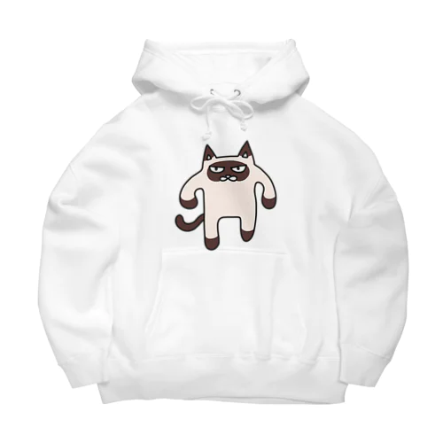 俺についてこいPART5（シャム猫） Big Hoodie