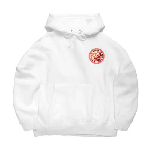 花の形の板チョコ(苺) Big Hoodie