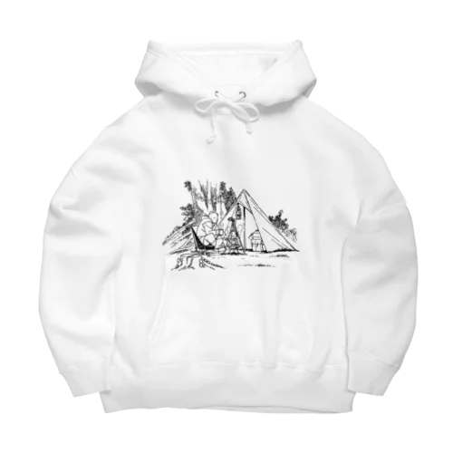 クマのキャンプ Big Hoodie