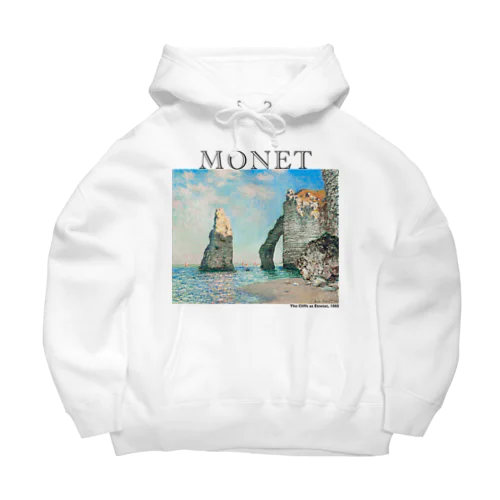 モネ　エトルタの断崖  Claude Monet Big Hoodie