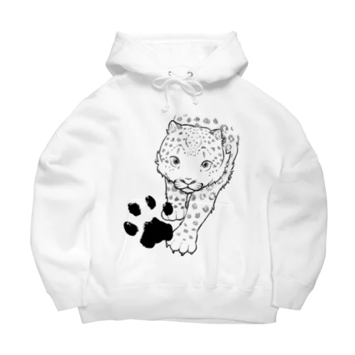 ユキヒョウ - snowleopard Big Hoodie
