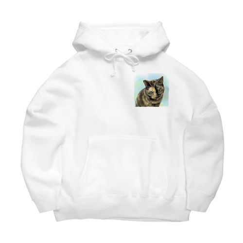 サビ猫のオペラ座ちゃん Big Hoodie