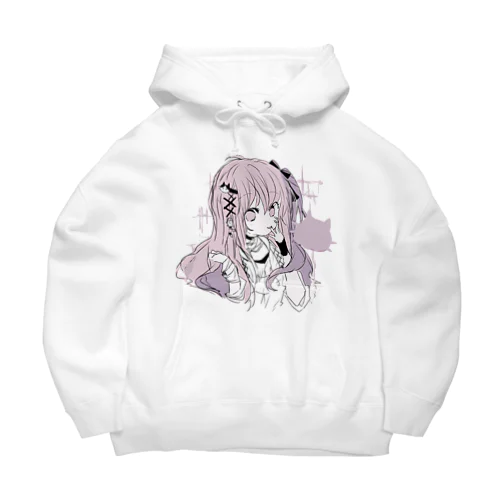 ピンク✖紫系の地雷女の子 Big Hoodie