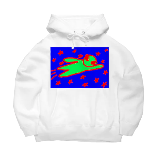 宇宙人、空を飛ぶ Big Hoodie