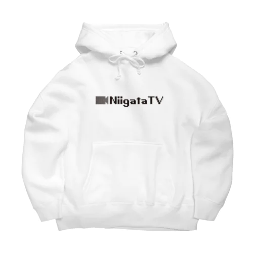 にいがたTV 8ビットロゴ ビッグシルエットパーカー Big Hoodie