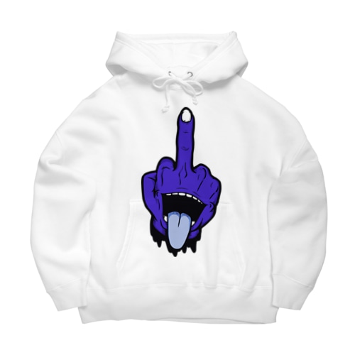 挑発（青） Big Hoodie