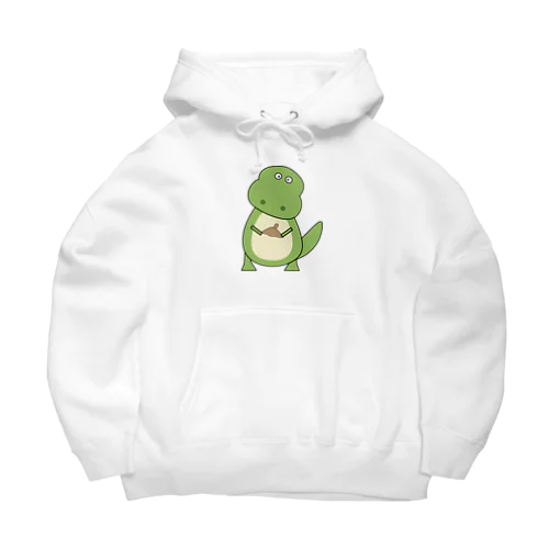 サウナハットを拾った恐竜・ダイナソー Big Hoodie