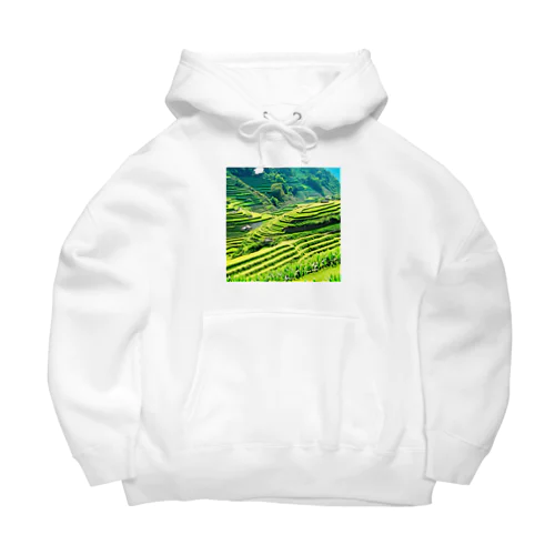 日本の原風景　棚田 Big Hoodie