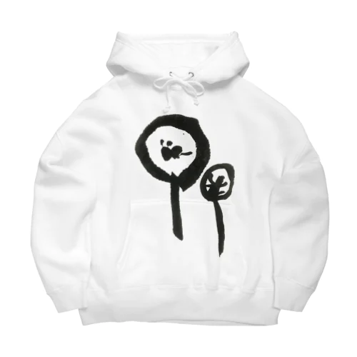 花の筆 Big Hoodie