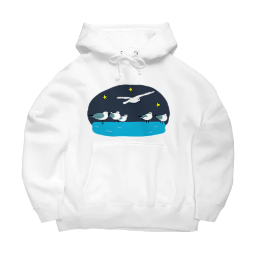 夜のユリカモメ Big Hoodie