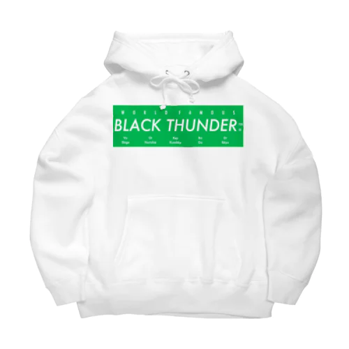 BLACK THUNDER ビッグシルエットパーカー