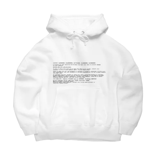 BSOD(Blue Screen of Death) Big Hoodie