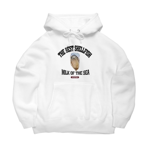 牡蠣（ビンテージ風） Big Hoodie
