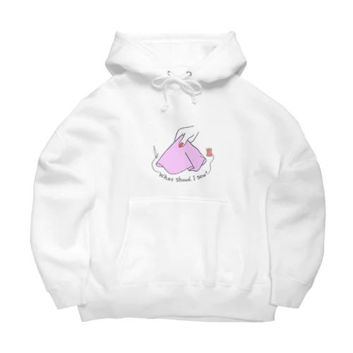 What should I sew?-Pink- Big Hoodie