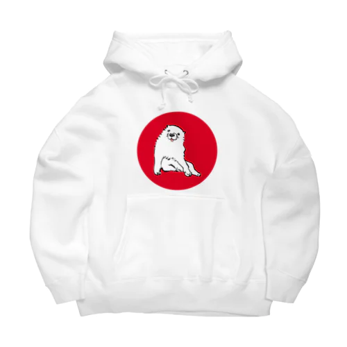 長沢芦雪の「あの犬」※日の丸バージョン Big Hoodie