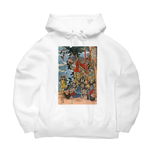 浮世絵：歌川国芳_滸伝豪傑  金鎗手徐寧 Big Hoodie