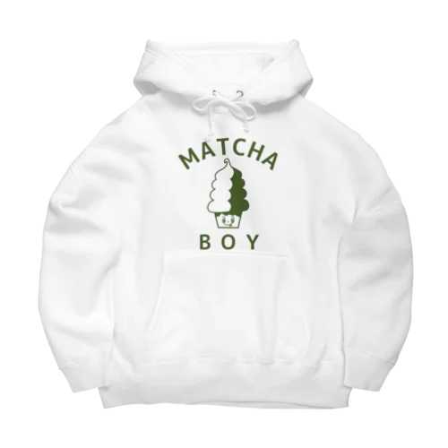 MATCHA BOY ビッグシルエットパーカー