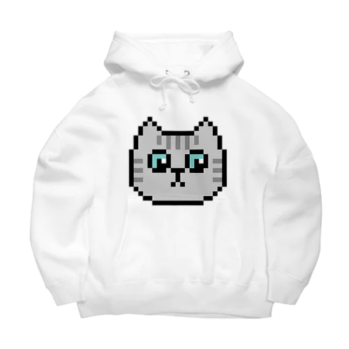 ドット絵のねこ（サバトラ） Big Hoodie