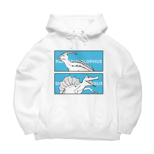 戯画ザウルス(パラサウロロフス・スピノサウルス) Big Hoodie