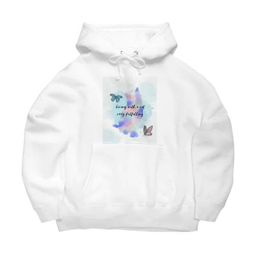 水彩キャット Big Hoodie