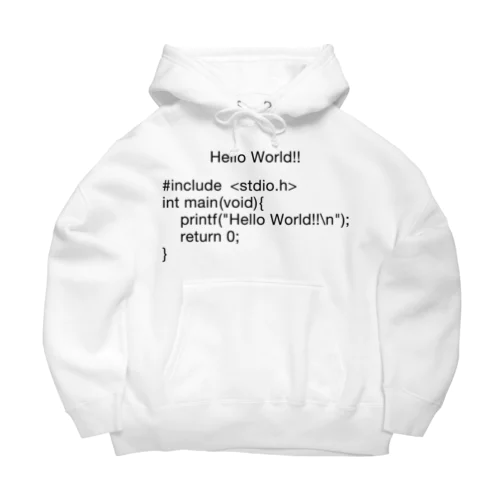 Hello, World!!-C言語- Big Hoodie