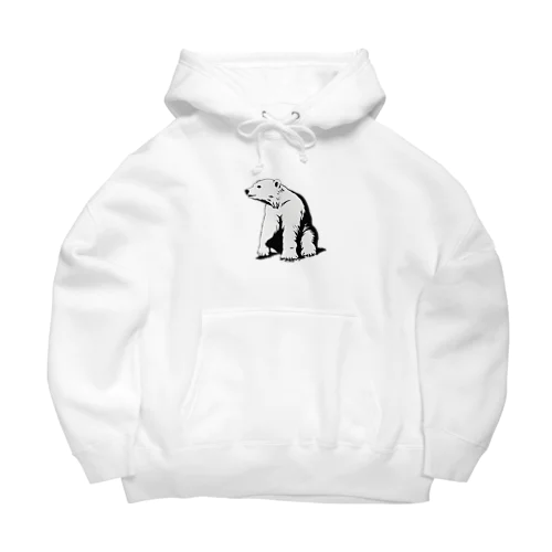 シロクマデザイン Big Hoodie