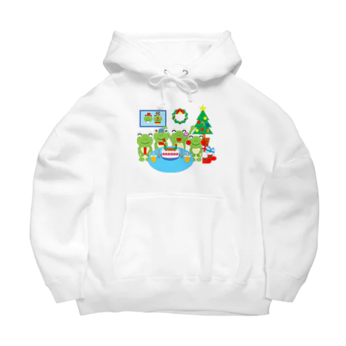 クリスマスパーティのかえるさん Big Hoodie